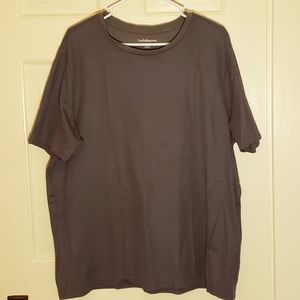 Mens Casual Croft & Barrow Easy Care Grey Tee
